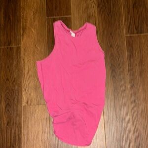 Women's Pink Sleeveless Top